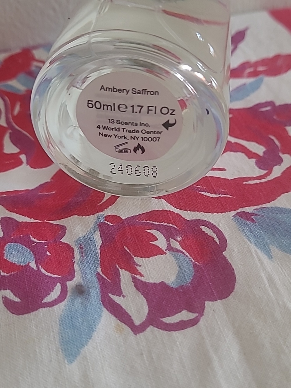 1.7oz Amber Saffron Perfume - Picture 2 of 3